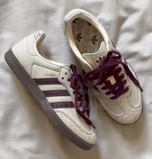 Adidas Samba OG "Wonder White/Maroon" Unisex Sneakers