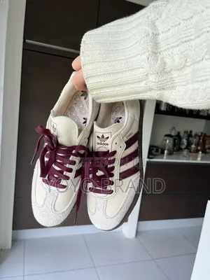 Adidas Samba OG "Wonder White/Maroon" Unisex Sneakers