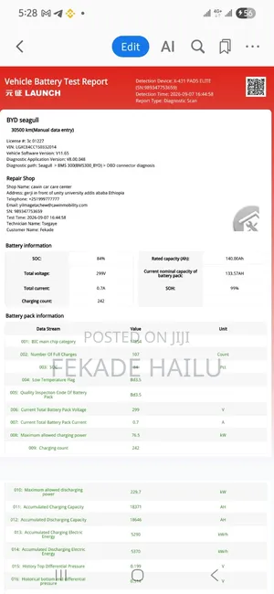 BYD Seagull 2025 White