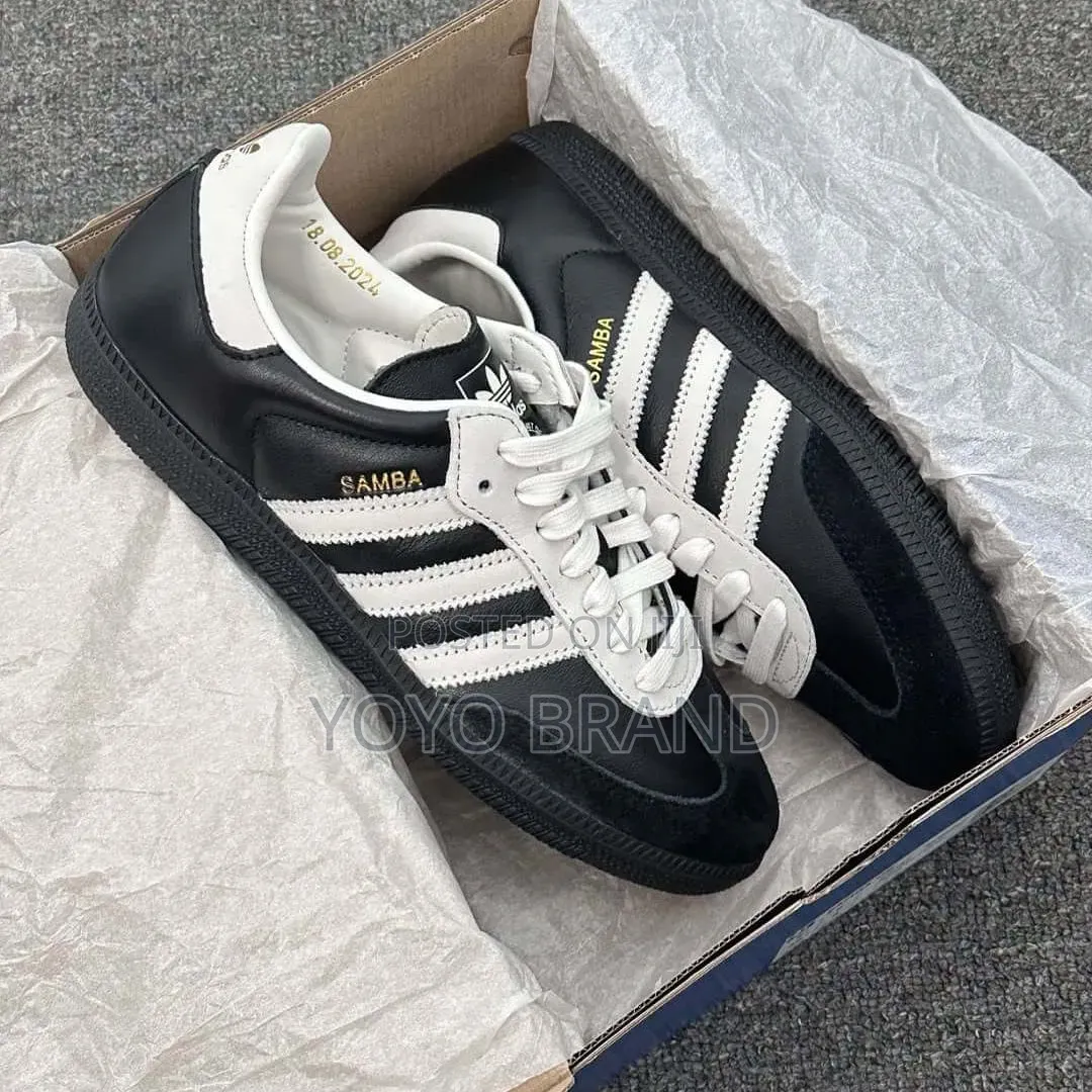 Adidas Samba OG 75th Anniversary Sneaker Classic Black/White