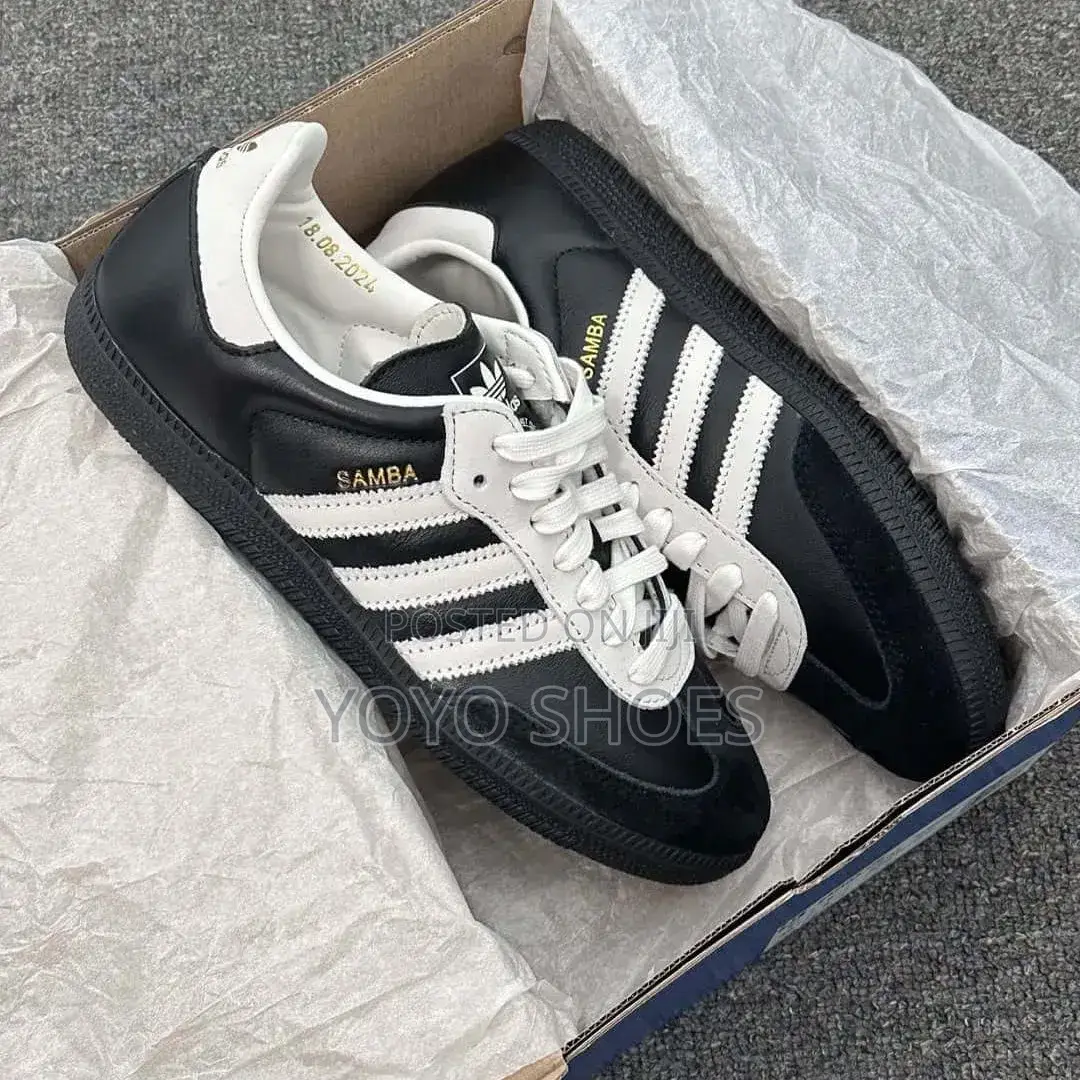 Adidas Samba OG 75th Anniversary Sneaker Classic Black/White