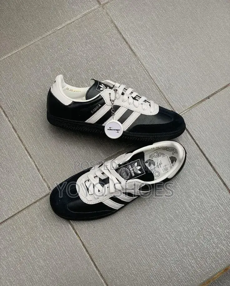 Adidas Samba OG 75th Anniversary Sneaker Classic Black/White