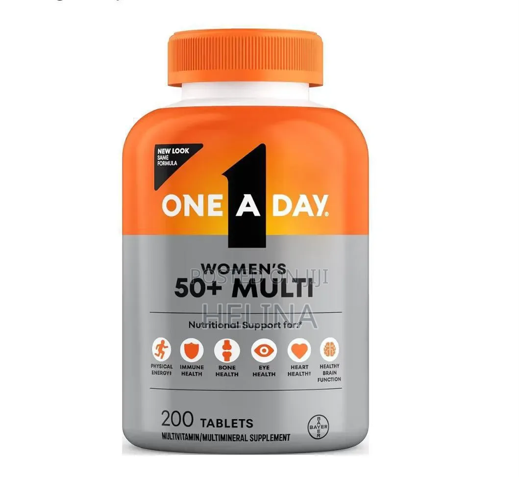 One a Day Women's 50+ Multi 200 Tablets Original From Usa