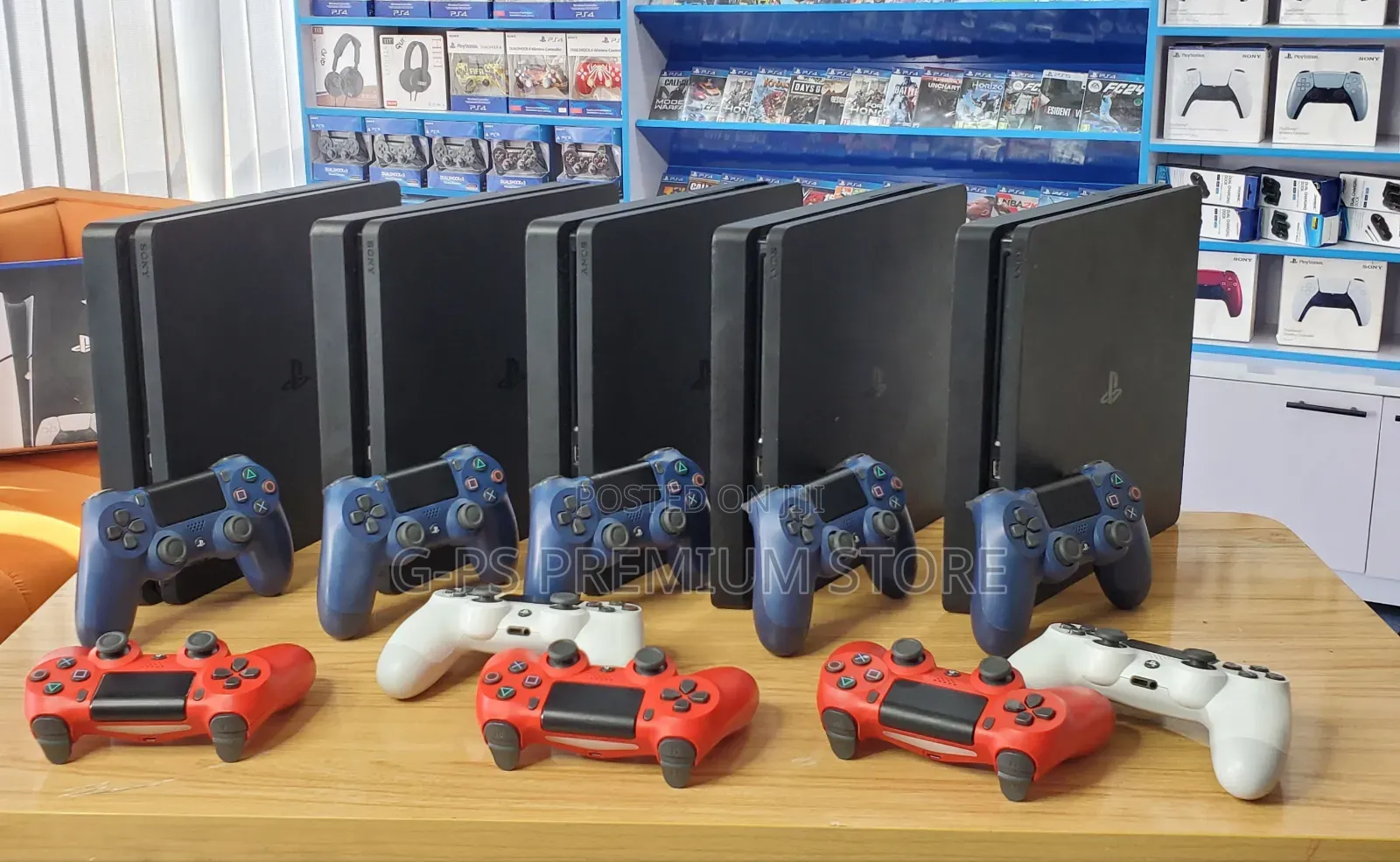 PS4 Slim Jailbreak FC 27+ 10 Games 2 Joystick በፈለጉት GB መርጠው መውሰድ ይችላሉ