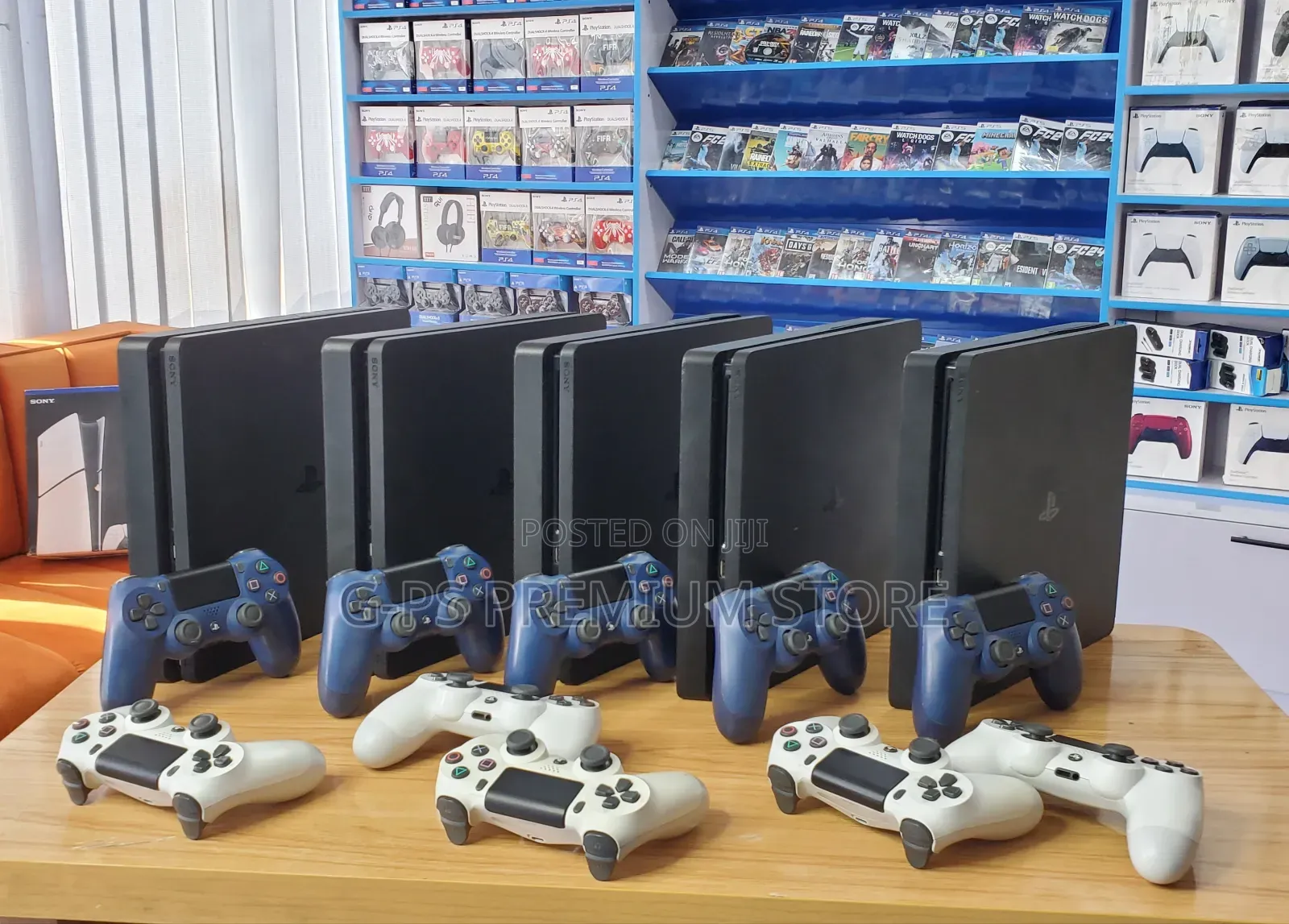 PS4 Slim Jailbreak FC 27+ 10 Games 2 Joystick በፈለጉት GB መርጠው መውሰድ ይችላሉ