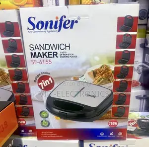 Sonifer Sandwich Maker 7-in-1 SF-6155 – 750W Multi Snack Maker