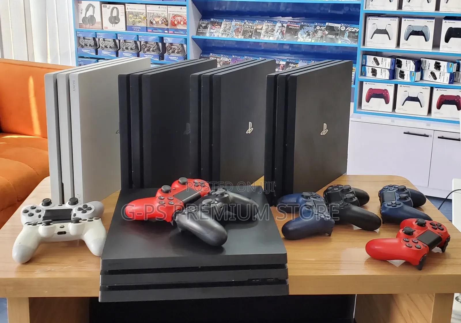 PS4 Pro Jailbreak FC 27 + 10 Games 2 Joystick በፈለጉት ከለር መርጠው መውሰድ ይችላሉ