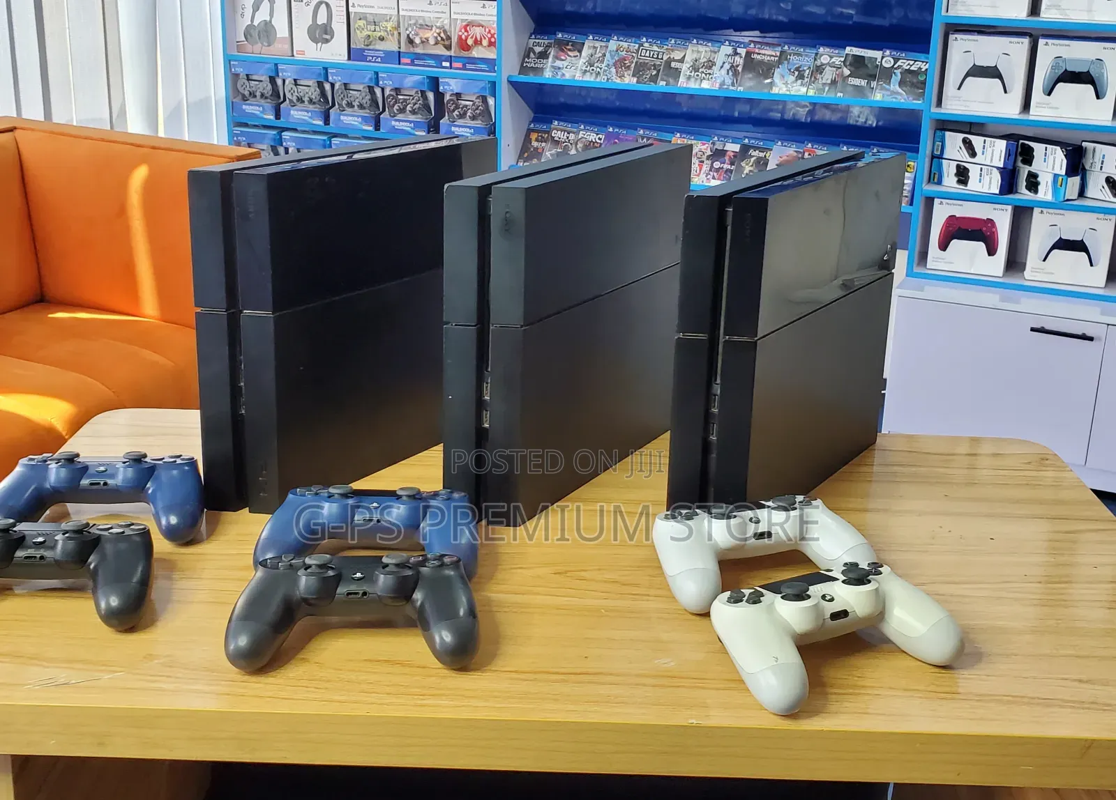 Ps 4 Fat Jailbreak 100% ጥራት 2 Original Joystick በፈለጉት GB መርጠው መውሰድይችላሉ