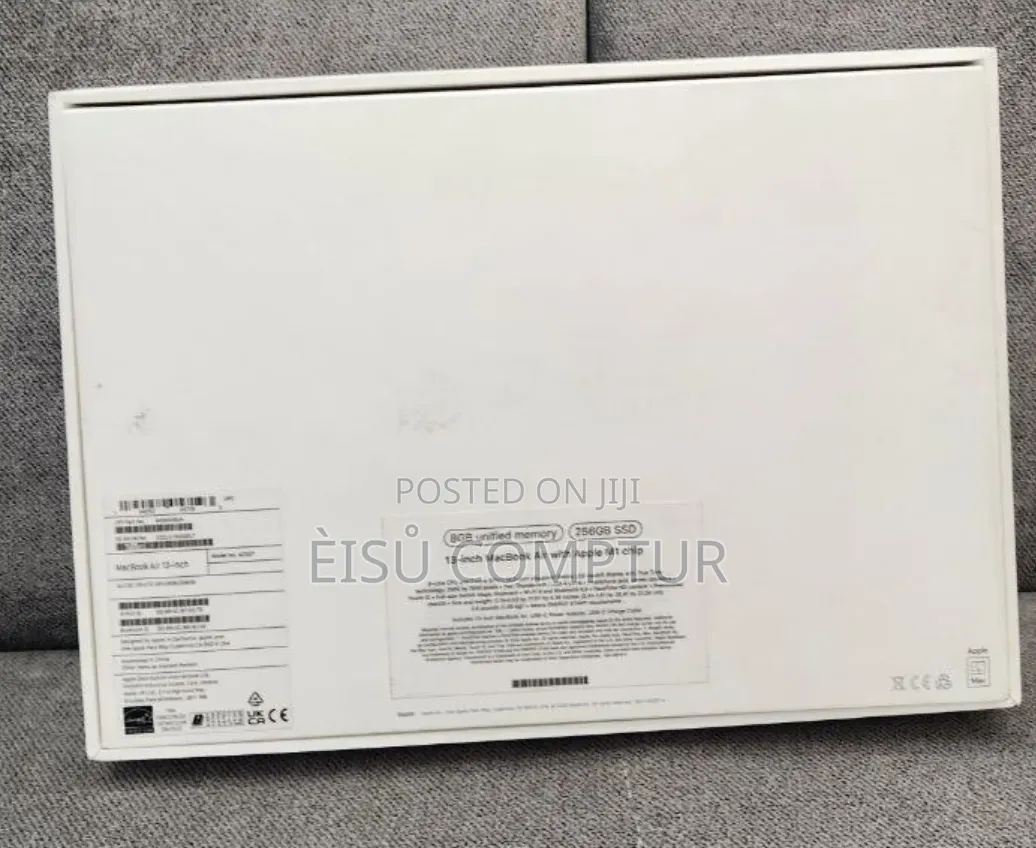 New Laptop Apple MacBook Air 2020 M1 8GB Apple M1 SSD 256GB