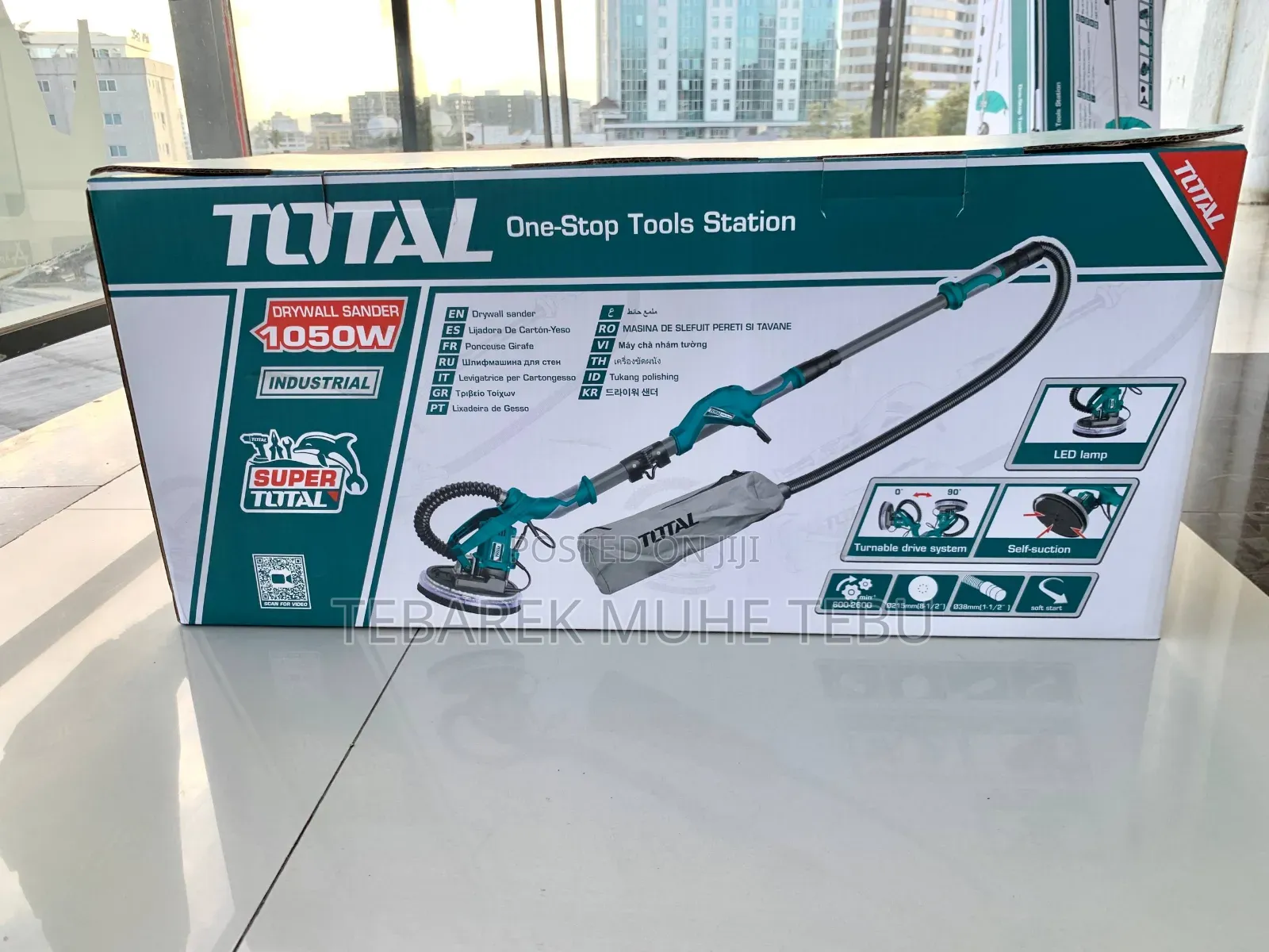 TOTAL 1050W Drywall Sander New