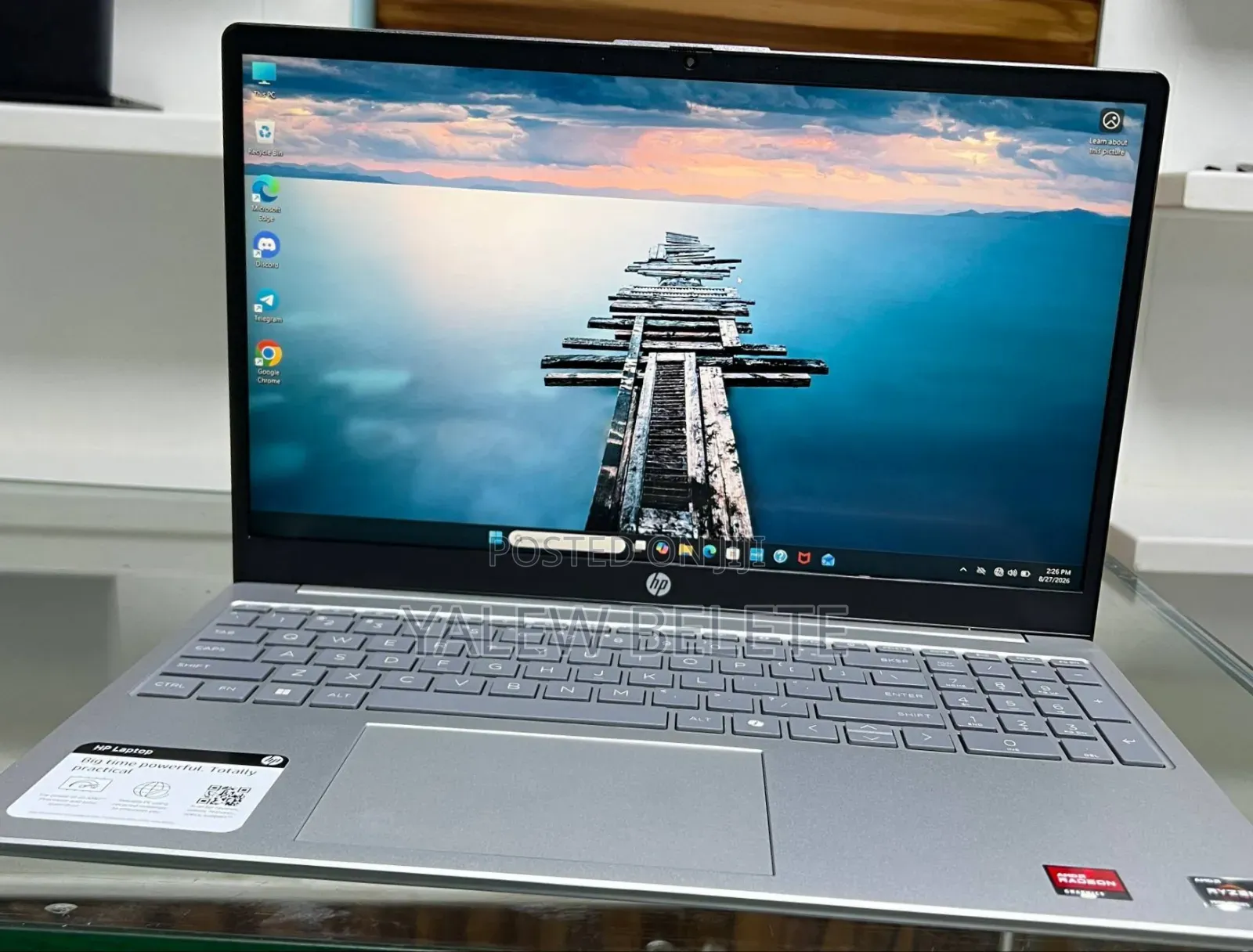 New Laptop HP Stream Notebook 8GB AMD Ryzen 5 SSD 512GB