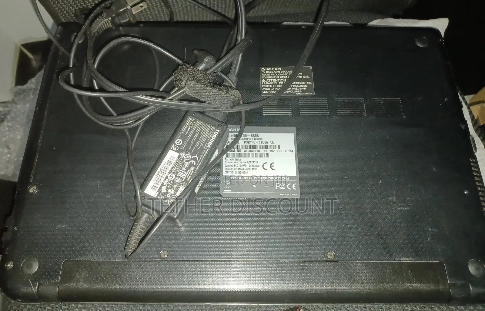 Laptop Toshiba Satellite C55 4GB Intel Core Ultra 7 SSD 250GB