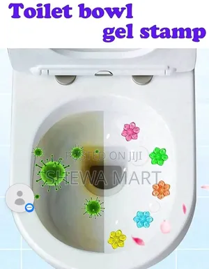 Colors Fragrances Toilet Cleaning Gel, Floral Print Toilet Gel