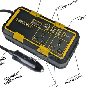 Efficient D C to a C 300W Car Power Inverter Series