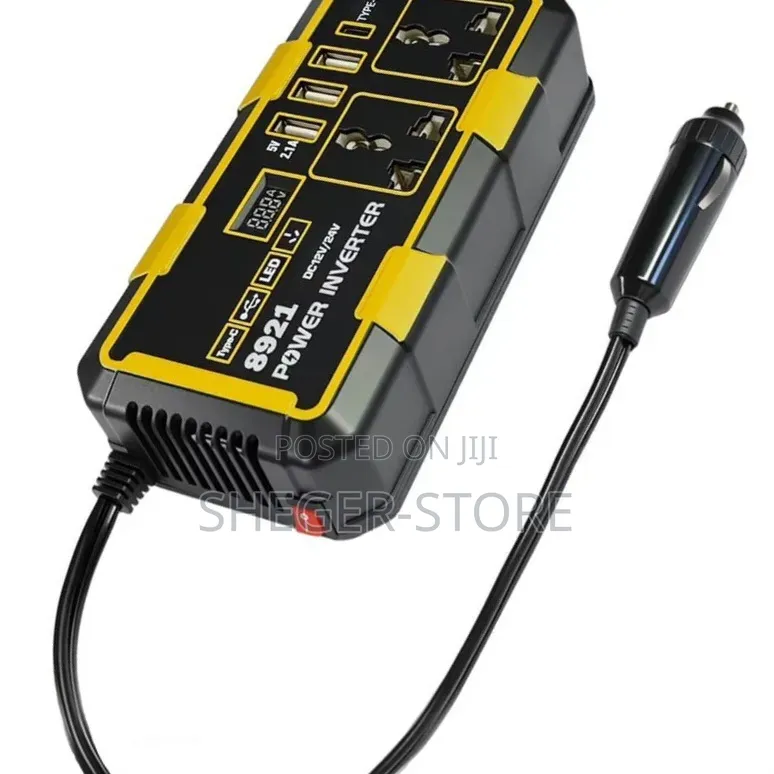 Efficient D C to a C 300W Car Power Inverter Series