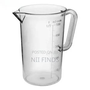 Plastic Measuring Jug With a Handle, Spout