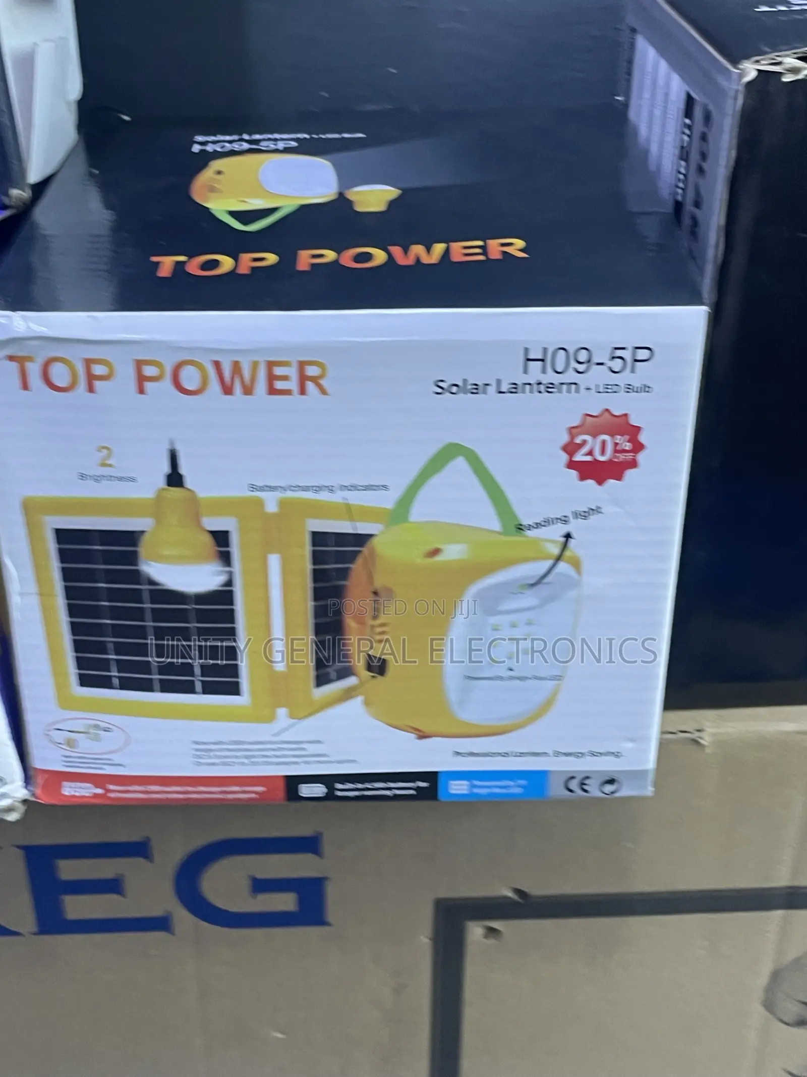 Top Power ባለ አንድ አምፓል Solar