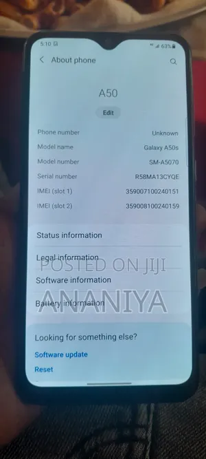 Samsung Galaxy A50s 128 GB Black