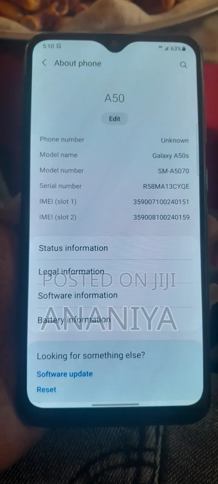 Samsung Galaxy A50s 128 GB Black