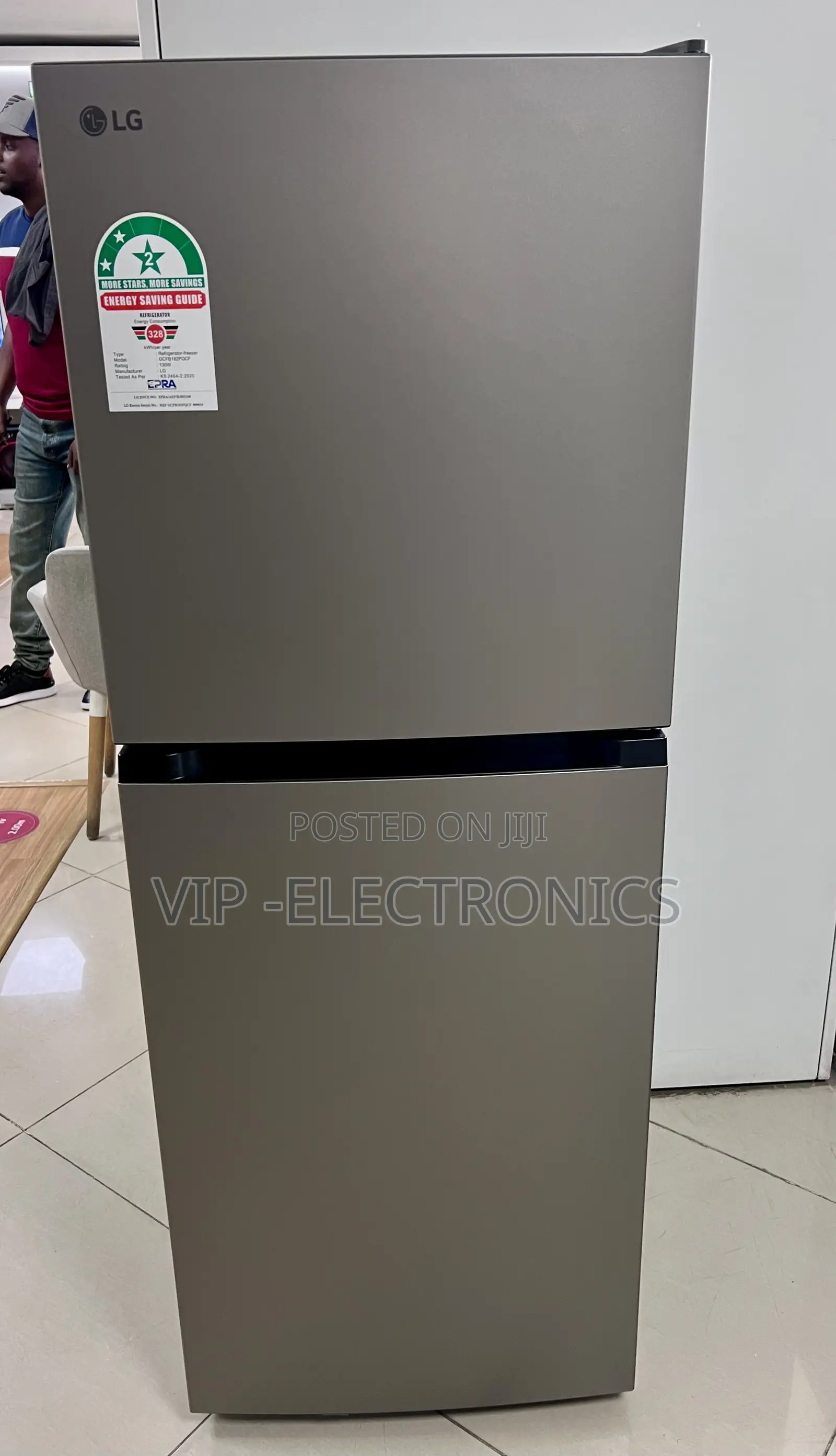 LG Refrigerator 182 – Energy Saving, Stylish Silver Finish