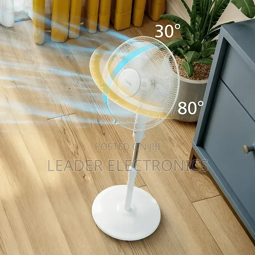 Philips Pedestal Fan – Powerful Airflow | Adjustable Height