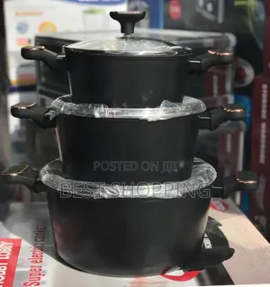 Momcoc Cookware Granite 3 in 1
