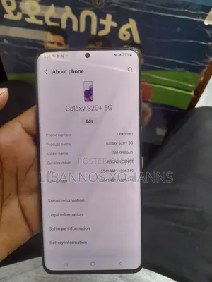 Samsung Galaxy S20+ 5G 128 GB Black