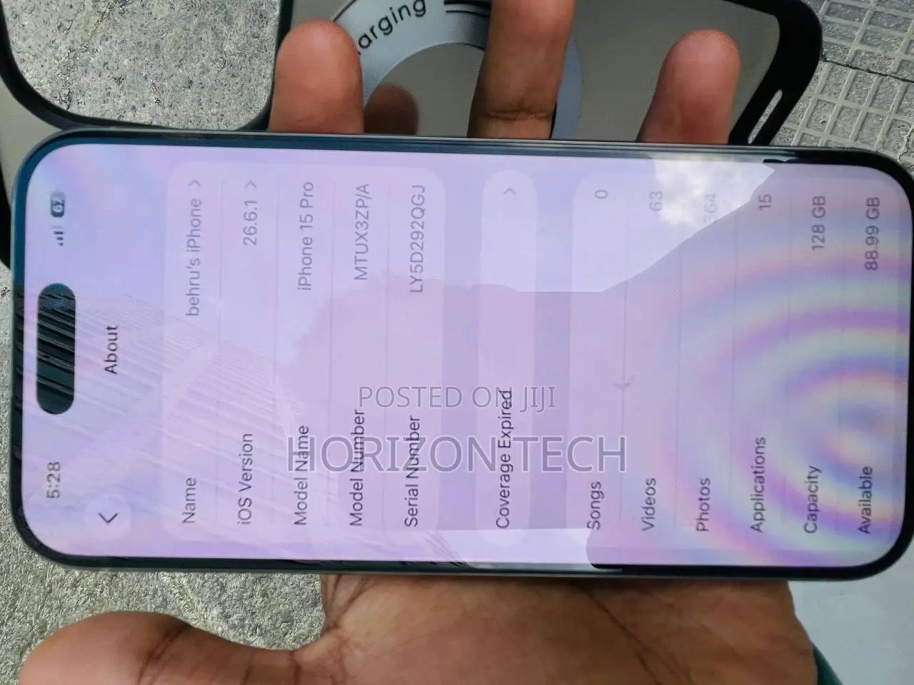 Apple iPhone 15 Pro 128 GB Silver