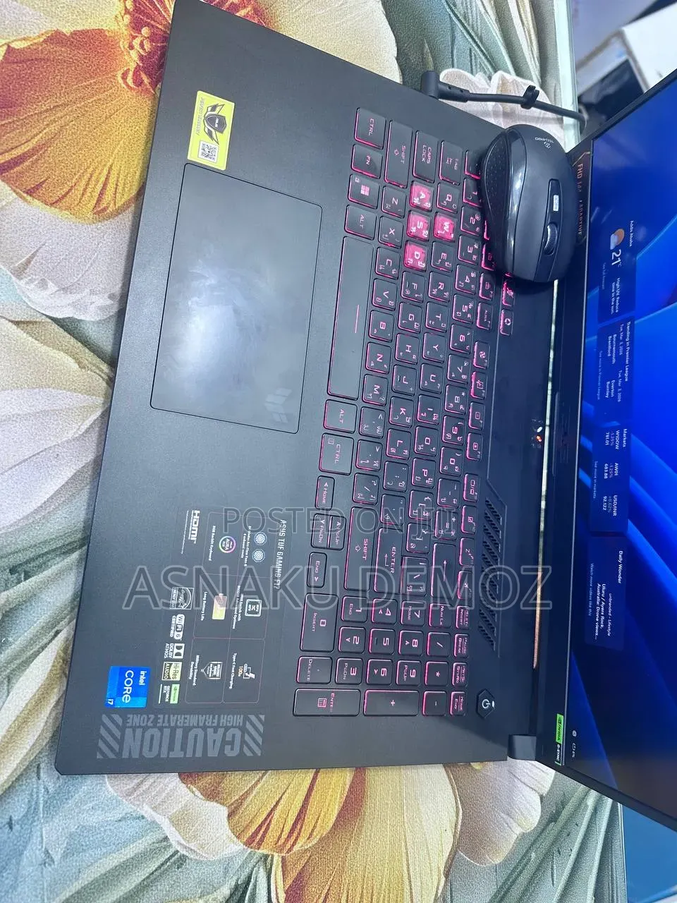 New Laptop Asus TUF Gaming F17 32GB Intel Core i7 SSD 1T