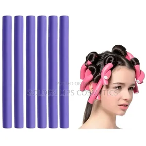 Magic Touch Flexible Hair Curling Rods 10pcs Heatless Rollers