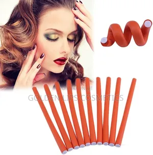 Magic Touch Flexible Hair Curling Rods 10pcs Heatless Rollers
