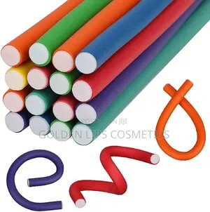 Magic Touch Flexible Hair Curling Rods 10pcs Heatless Rollers