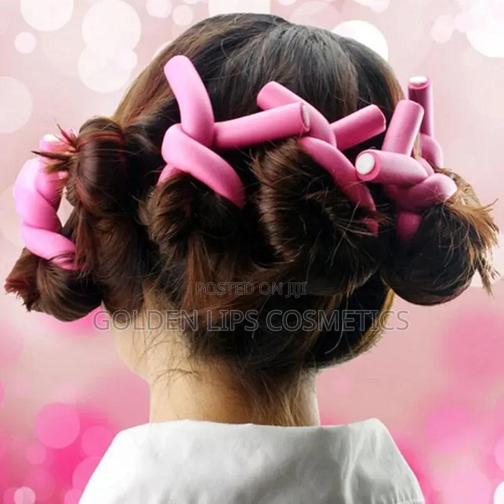 Magic Touch Flexible Hair Curling Rods 10pcs Heatless Rollers