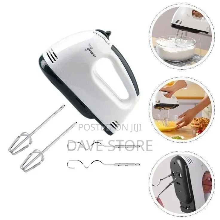 Hand Mixer የእንቁላል እና ሊጥ እንዲሁም ክሬም ለማዘጋጀት
