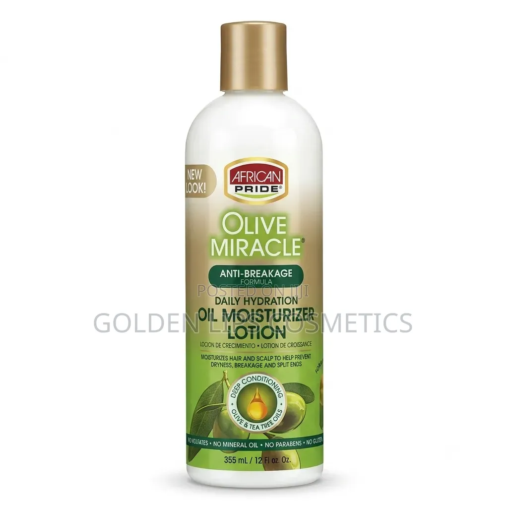African Pride Olive Miracle Daily Hydration Oil Moisturizer 355ml