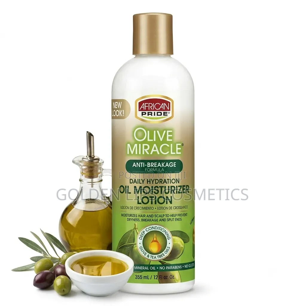 African Pride Olive Miracle Daily Hydration Oil Moisturizer 355ml