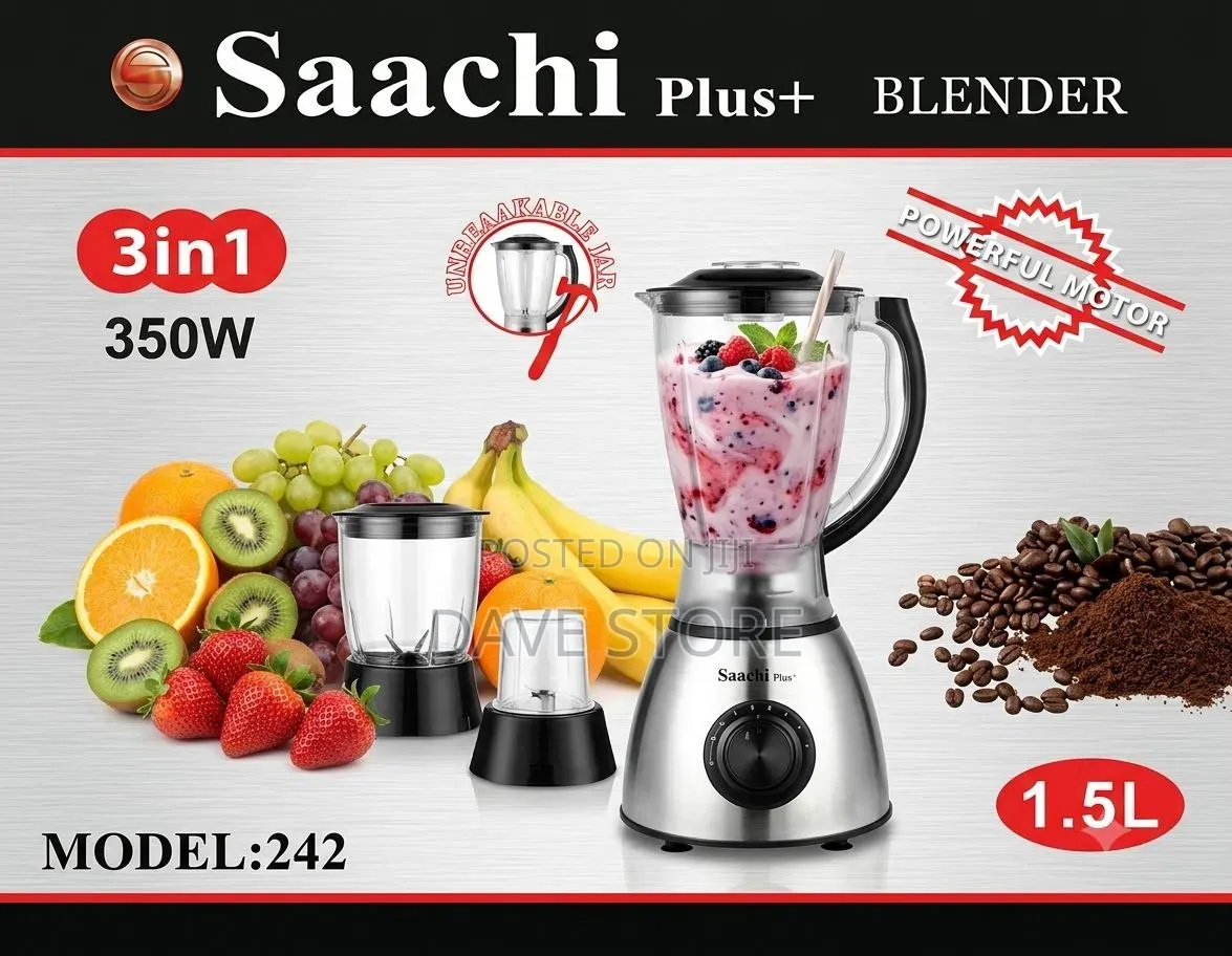 Saachi 3 in 1 Blender and Grinder
