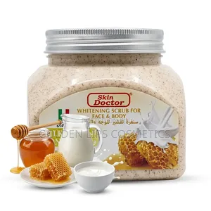 Skin Doctor Milk and Honey Whitening Scrub Face Body 500ml