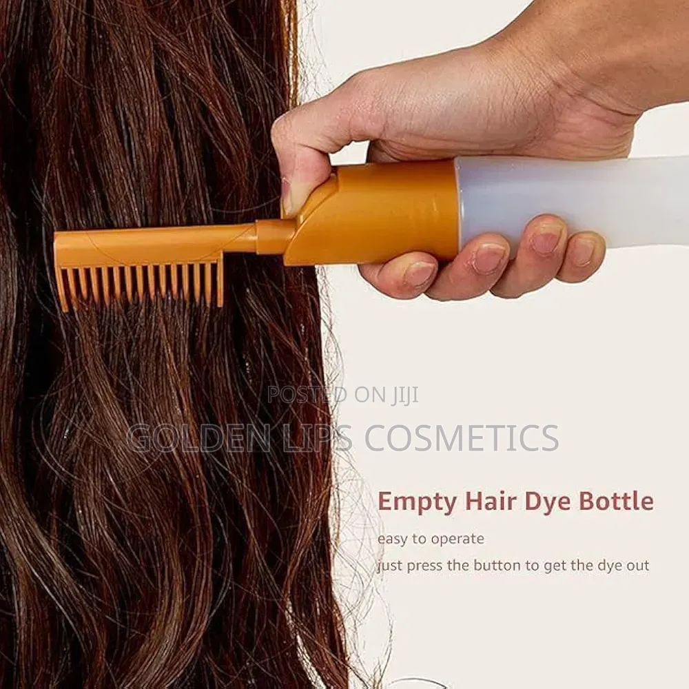 2 in 1 Root Comb Hair Oil and Dye Applicator Bottle