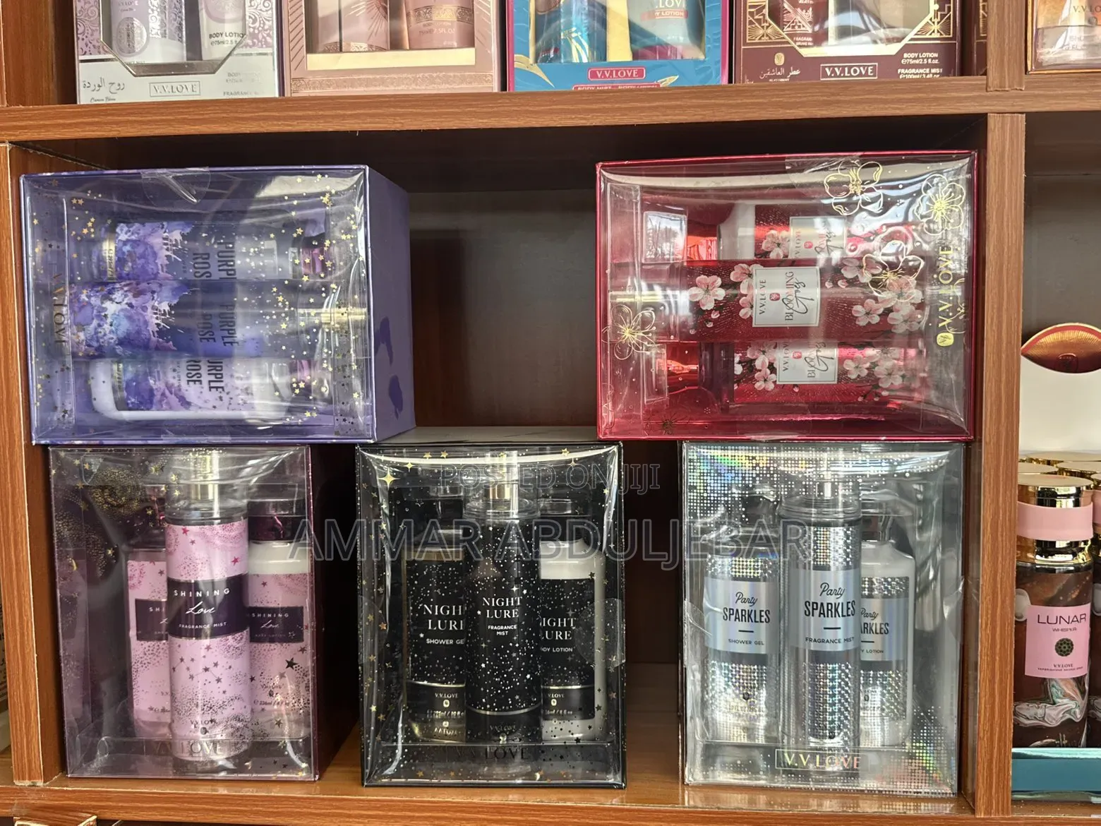 V.v Love Body Lotion Body Splash and Shower Gel 3 in 1 Set