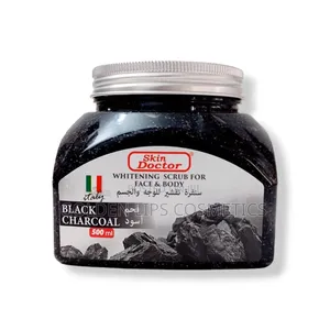 Skin Doctor Black Charcoal Whitening Scrub Face and Body 500ml