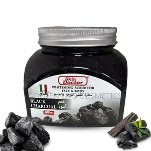 Skin Doctor Black Charcoal Whitening Scrub Face and Body 500ml