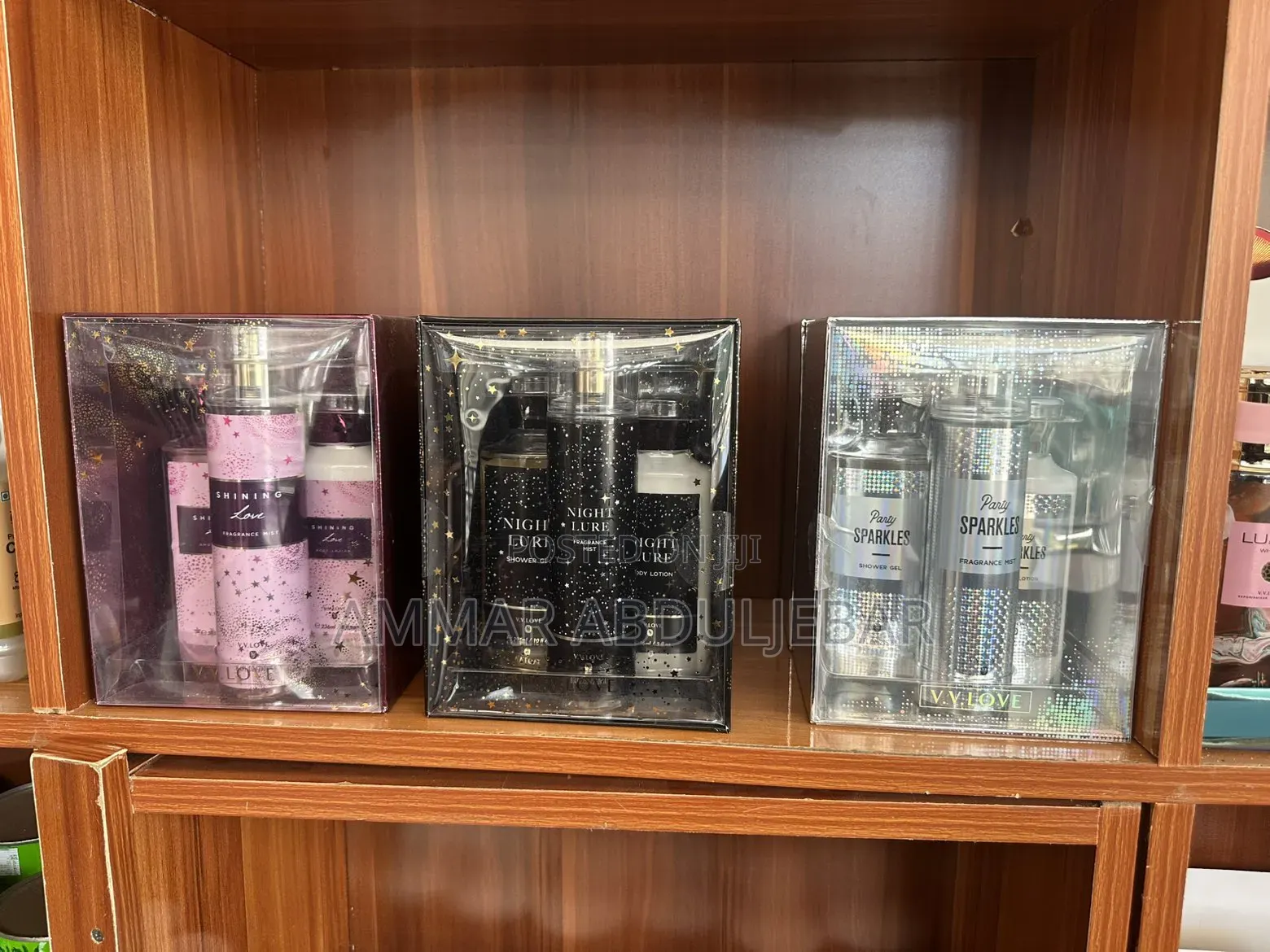 V.v Love Body Lotion Body Splash and Shower Gel 3 in 1 Set