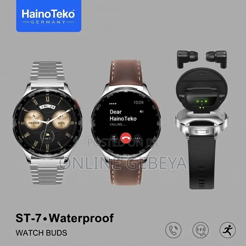 Waterproof Hainteko ST-7 Smartwatch Earbud