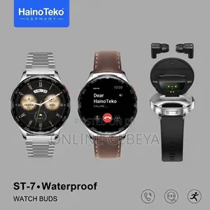 Waterproof Hainteko ST-7 Smartwatch Earbud