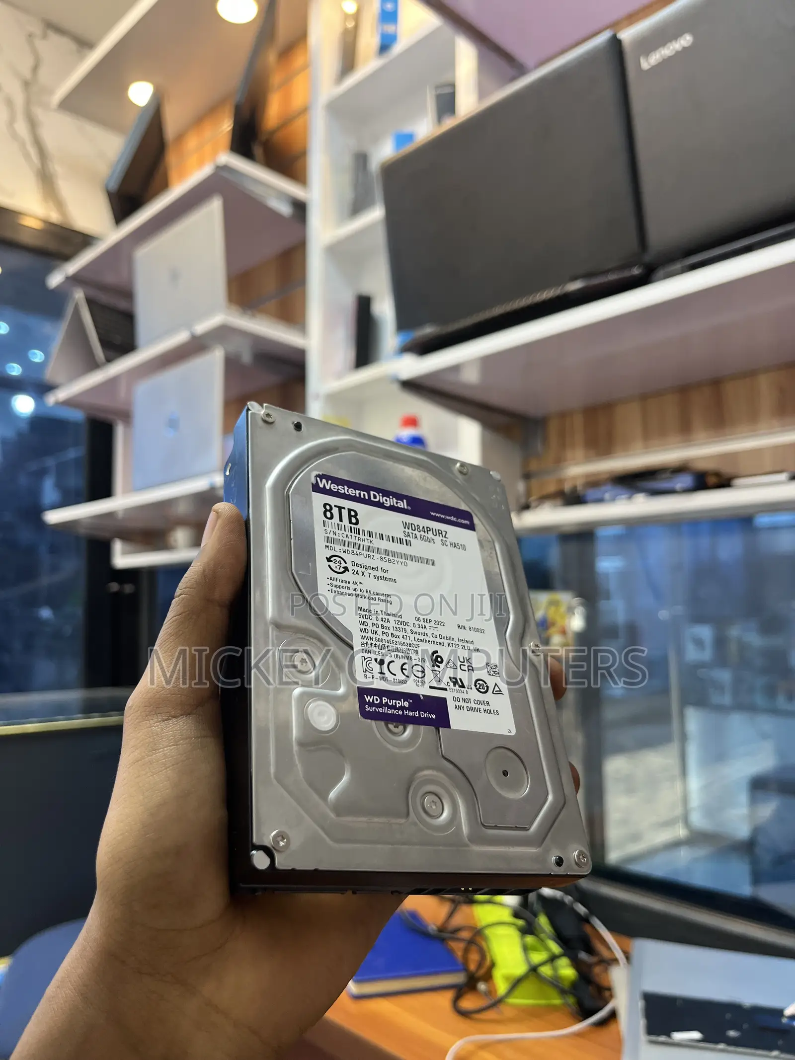 Western Digital WD Purple 8TB Surveillance HDD