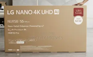 LG 55 Inch TV NU85B Nano UHD Smart – 2026 New Powered by the Α7