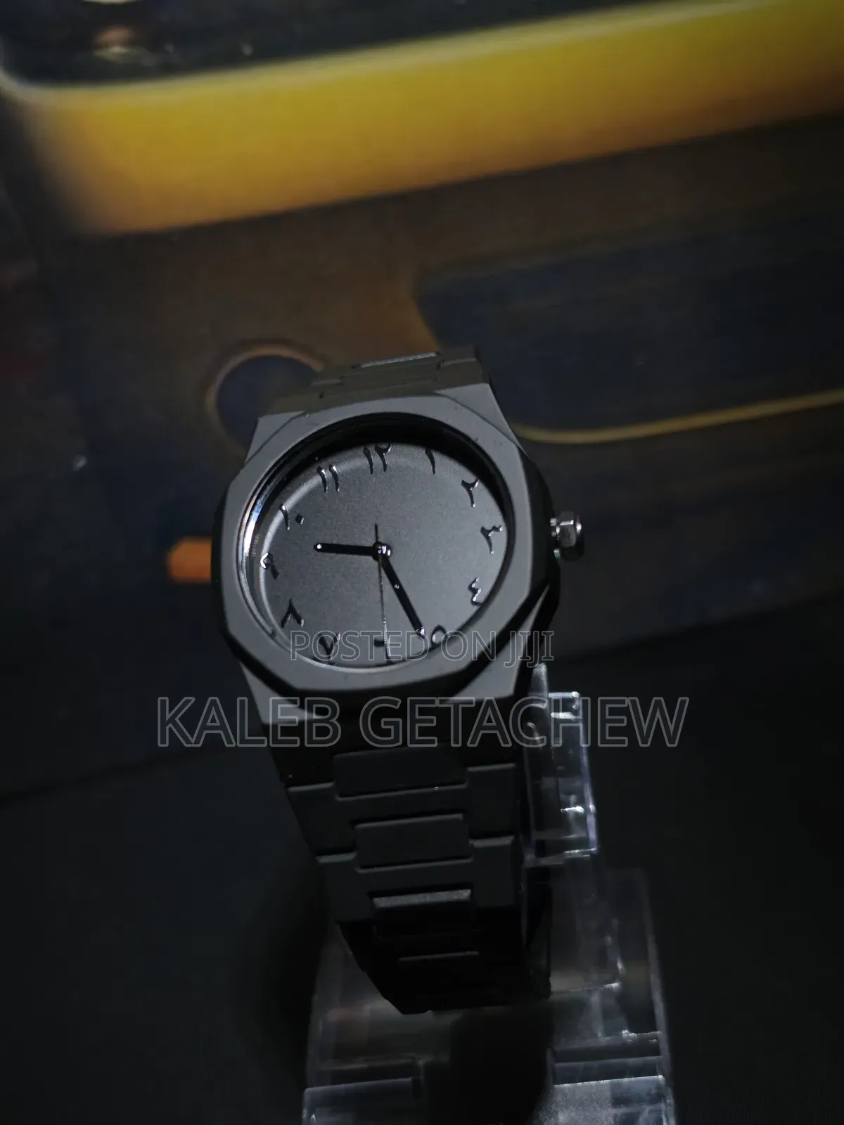 Black Arabic Watch