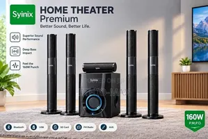 Syinix Home Theater Premium Speaker – Powerful Sound Deep Bass
