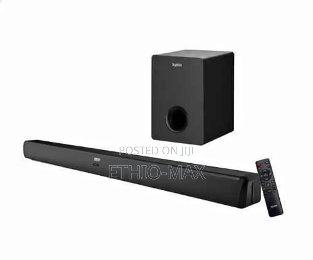 Syinix Sound Bar – Powerful Audio, Deep Bass Premium Entertainment!